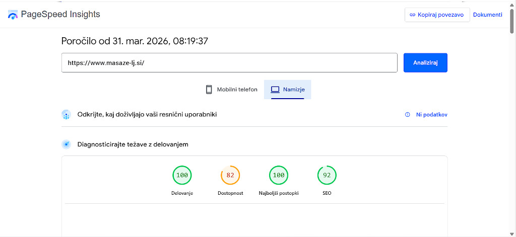 Hitrost spletne strani in njen vpliv na SEO